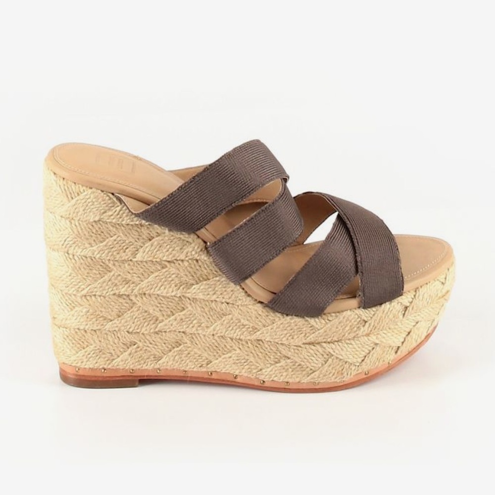 Herve Léger (NWOT) platform espadrille sandals